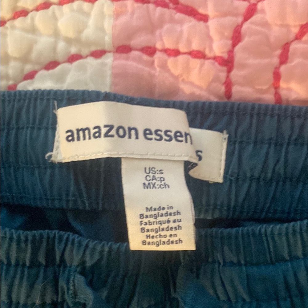 Amazon Essentials Teal Drawstring Pants - Picture 2 of 4